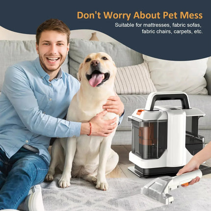 OMESER 750W Spot Cleaner Vacuum Cleaner Handheld Carpet Cleaner 15KPa 750W Spray Suction Integrated Machine Clean Machine