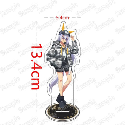 Horse Racing Anime Uma Musume Pretty Derby Acrylic Stand Keyring Tokai Teio Oguri Cap Special Week Clear Figure Collectible Gift
