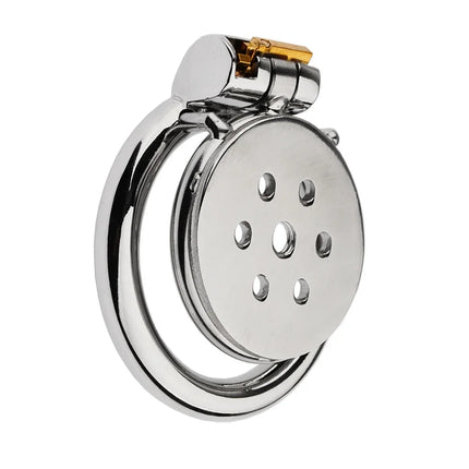 Male Super Mini Chastity Cage Device Stainless Steel Penis Cage Cock Ring Chastity Lock Sex Toys For Men BDSM Sissy