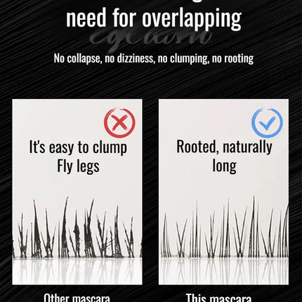 Black Volume Curl Mascara Defining Mascara Lengthening Waterproof  Mascara Waterproof Extra Volume Long -lasting Hyper-Curl