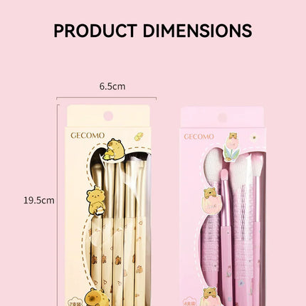 GECOMO Eye makeup brush set, Detail brush, Shading brush,Nose Shadow Eye Makeup set,a complete set of makeup tools for beginners