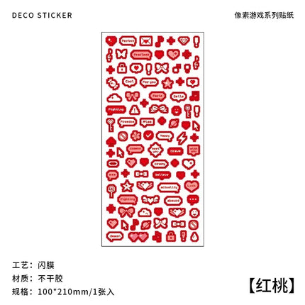 ShuuO 1Pc 6Pcs Cute Cartoon Stickers Toploader Decor Korean Style DIY Laptop Stickers Cute Deco Sticker Korean Stationery