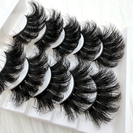 5 Pairs 3D Faux Mink Lashes Dramatic Volume Thick Lashes Fluffy Natural False Eyelashes Thick Dramatic faux Mink Eyelashes