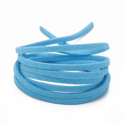 3mm Faux Suede Braided Cord Korean Velvet Leather For Handmade DIY Beading Bracelet Jewelry Making Thread String Rope 1m/4m/roll