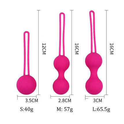 Sex Toys For Women Silicone Vaginal Balls Vagina Tighten Exercise Chinese Kegel Balls Vibrator Pelvic Ben wa Balls Anal balls