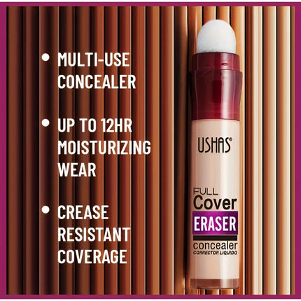 Sponge Head Concealer for Dark Circles, Tears, Freckles, Acne, Dark Circles, Pigmentation and Blemishes, Creating Natural Skin