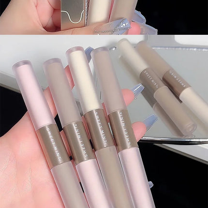 SWEETMINT Double-Ended Liquid Contour Stick - Highlight & Shadow, Long-Lasting, Easy to Use, Natural Finish