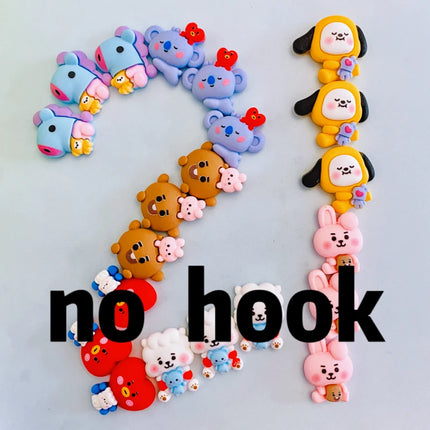 10PCs Cute Animal Cartoon Koala Resin Charms for jewelry making Pendant Small Character Mum Gifts Earring Necklace Accessories