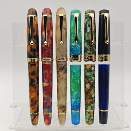 ADMOK 766 Vacuum Filling Fountain Pen NO.6 Schmidt BOCK Nib Vintage Design Classic Gift For Collector Business Writing Gift Pen