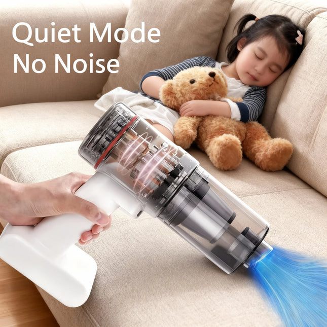 95000Pa Wireless Handheld Vacuum Cleaner for Car and Home Use - Large Suction and Cordless Portable Cleaning Robot