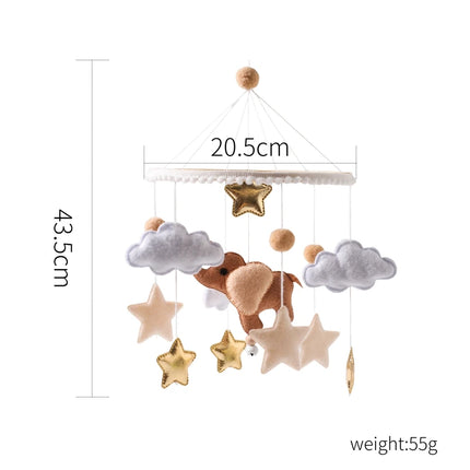 Baby Rattles Toys 0-12 Months Musical Newborn Cute Whale Animal Crib Bed Bell Mobile Toddler Rattles Carousel For Cots Kids Gift