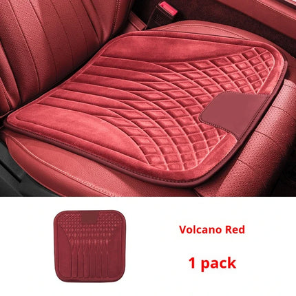 For VW Volkswagen POLO Tiguan R line Rline Flannel Car Seat Cushion, Non-Slip All-Season Auto Cushion Pad