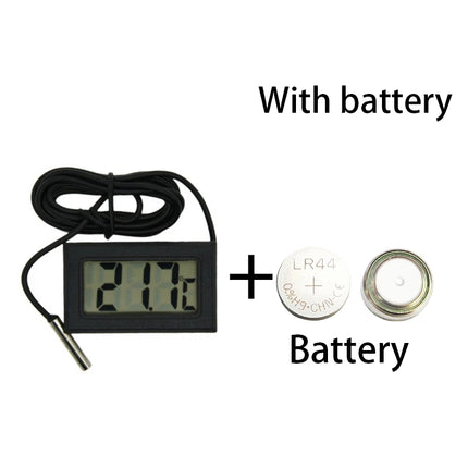 Thermometer Sensor Hygrometer Gauge Refrigerator Aquarium Monitoring Display Humidity Detector Mini Convenient Digital LCD