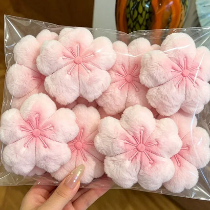 2026 Pendant Small Accessories Girl Cherry Blossom Healing Plush Pendant Keychain