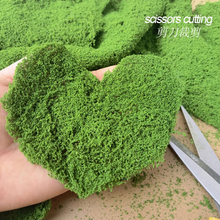 160ml/bottle Mesh Filamentous Sponge Tree Powder Cluster Shrub Vegetation Diy Scene Making Materials Railway Diorama Layout