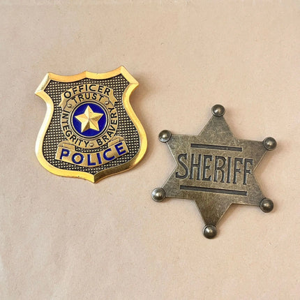 Zootopia Pin Judy Rabbit Police Metal Badge Cosplay Cute Brooch Children Anime Cartoon Badge Accessory Jewelry Birthday Gifts