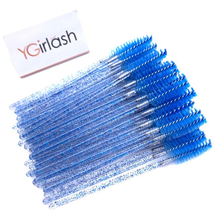 50/10 PCS/Pack Disposable Eyelash Swab Mini Individual Lash Applicators Mascara Brush Eyelashes Extension For Maquillaje Makeup