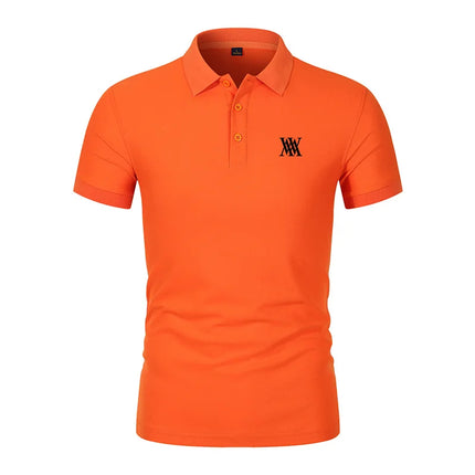 Men's anti-pilling polo shirt with flip collar, casual business fashion, slim fit polo shirt, new for summer 2026