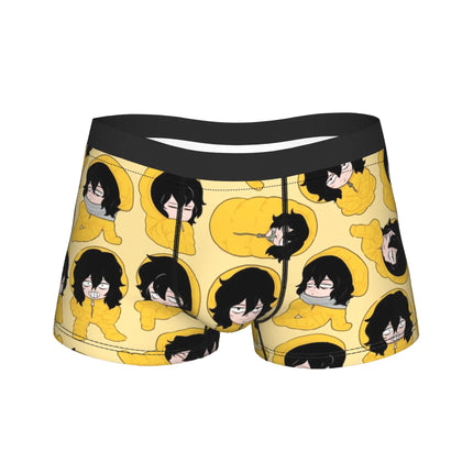 Men's My Hero Academia Anime Long Underwear Deku Bakugo Funny Boxer Briefs Shorts Panties Male Soft Underpants M-XXL