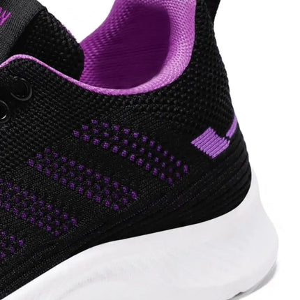 Litfun Women's Casual Sports Shoes Fashion Female Soft Bottom Sneakers Breathable Mesh Running Shoes Leisure Light Flats Shoes