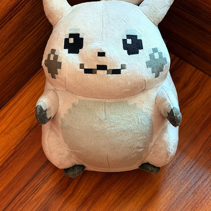 Initial Pikachu Plush Toys Pokemon 30th Anniversary Commemorative Edition Pixel Art Style Pikachu Stuffed Doll Exquisite Gifts