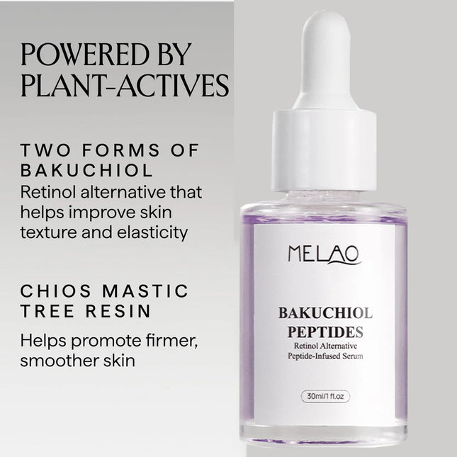 Bakuchiol Facial Rejuvenation Serum Anti Wrinkle Fade Fine Lines Firming Skin Elasticity Improve Radiance Face Hydrating Essence
