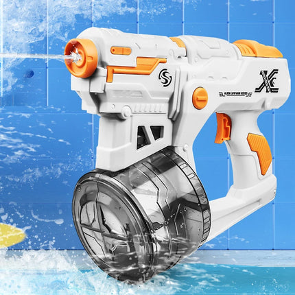Electric Water Gun with Large Capacity Continuous Charging, Suitable for Long-Distance Beach Water Park Summer Children's Toys