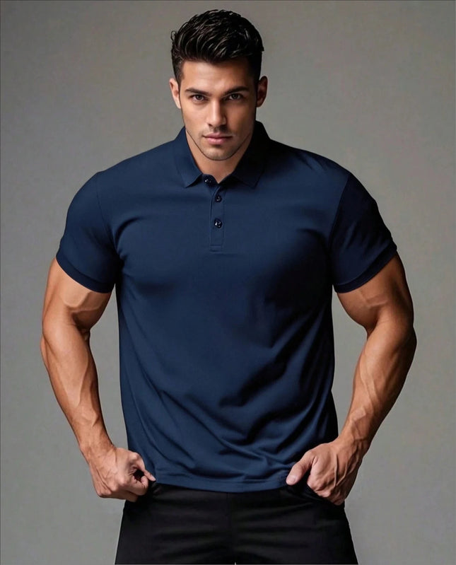 Men's Casual Breathable Business POLO Shirt Boyfriend Style Summer Hip Hop Men Clothing Casual Daily Street Polo Harajuku Y2k