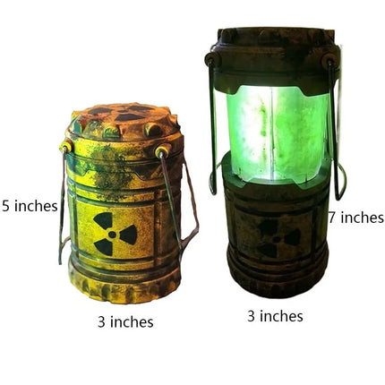 Nuclear Reactor Lantern Lamp Funny Gag Toys Creative Desk Ornaments Cyberpunk Night Light Halloween Prank Gift For Friends Kids