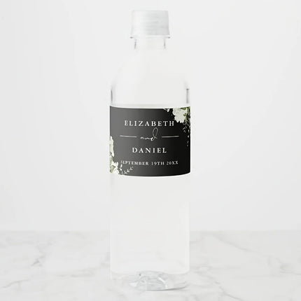 30pcs custom wedding welcome water bottle label can print wedding water bottle stickers, personalized simple wedding stickers DI