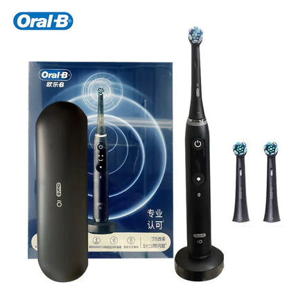 Oral-B Io7 Deep Clean + Protect Rechargeable Electric Toothbrush with Brush Refills and Charging Base