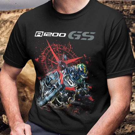 334@EY B.MW R 1200 GS T Shirt The Perfect Biker Gift For Adventure Rider Fan Top For B.MW Owners Husband Present Apparel Moto R1