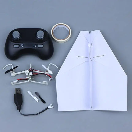 Electric DIY Paper Plane Kit Powerful Motors Long Flight Time Educational STEM Toy for Children New Year Presents Science