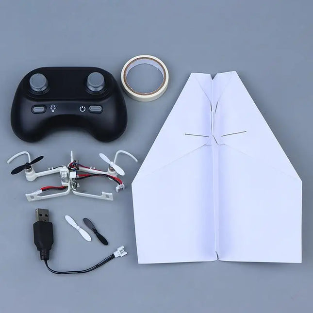 Electric DIY Paper Plane Kit Powerful Motors Long Flight Time Educational STEM Toy for Children New Year Presents Science