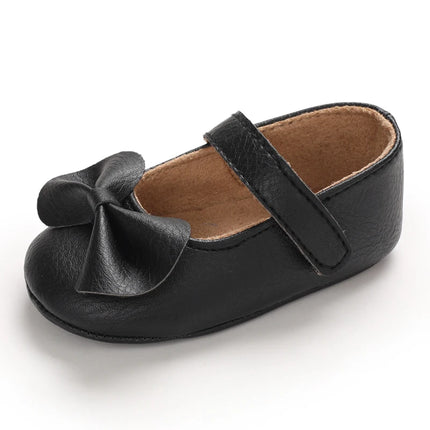 Baby Girl Casual and Comfortable Solid Color Mary Jane Shoes Lightweight and Non Slip Spring and Autumn Walking Shoes