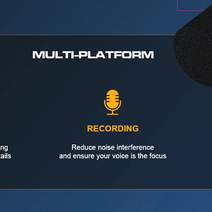 XLR/USB Podcast Microphone, Gaming Mic with Mute Button, Reverb Effects, Noise Cancellation, Boom Arm Stand, Headphones Jack