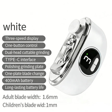 Electric automatic nail clippers, manicure, polishing trimmers, suitable for children, adults and the elderly