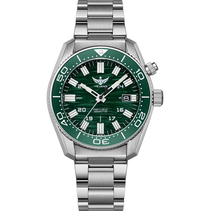 Yelang V1038 40mm Men Diving Watch Human Kinetic Energy Watch Brand Watch 300m Waterproof Watch luminous Japan PX82 Sapphire