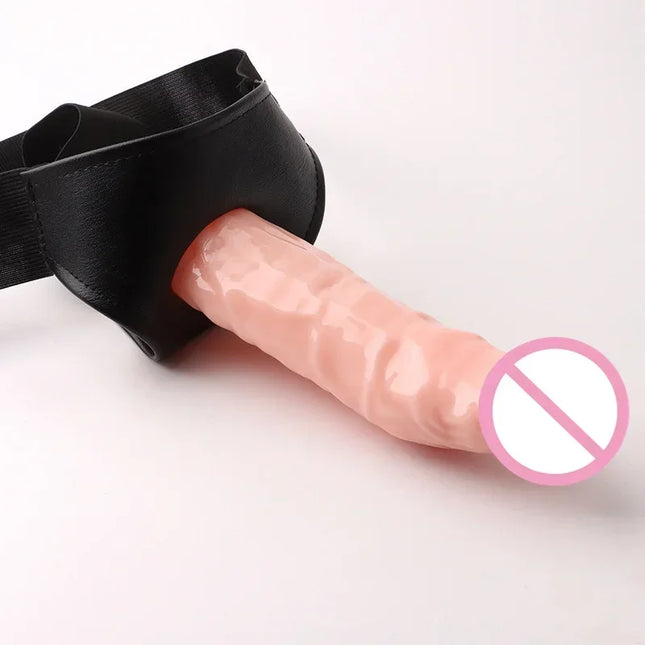 Hollow Penis Lengthening Sleeve Strapon Dildo Pants Harness Belt Men Strap-On Dildo Panties Wearable for Man Sex Toys For Woman Gay