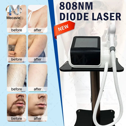 Professional Portable Ice Titanium Laser Hair Removal Machine 808nm Alexandrite Compact Device Permanent CE unisex Salon