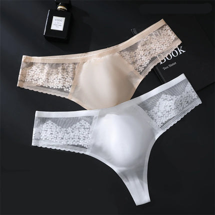 tanga hombre Seamless man thong lace mens lingеrie 3D convex bag Plus size men's underwear sexy for guys tangas hombres thongs