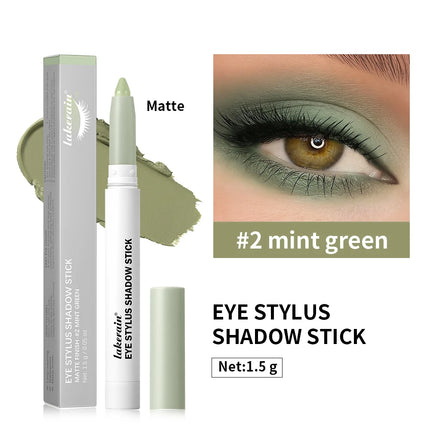 10 Colors Eyeshadow Sticks Long Lasting Waterproof Shimmer Glitter And Matte High Pigmented Eyeshadow Pencil Crayon Makeup