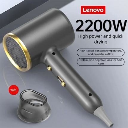 lenovo c2 Professional High-Power Hair Dryer with Rapid Heat, Hot/Cool Settings, and Ionic Technology
