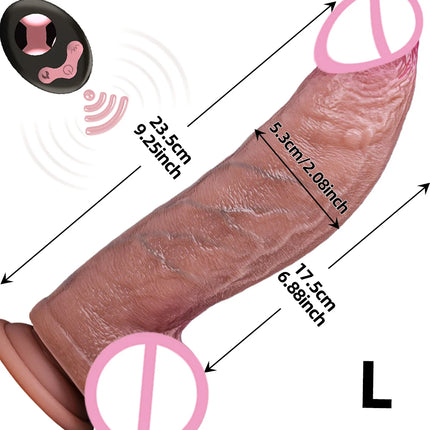 Realistic Huge Silicone Dildo BIG for Clitoral Anal G-Spot Vagina Strong Suction Cup Hands-Free For Women Men Couples Beginners