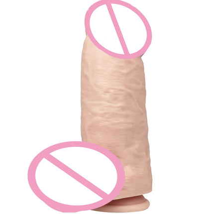 D 7.5CM SUPPER thick dildo Huge Realistic Giant Long Dildo Soft Silicone Vaginal Masturbators Penis Erotic Toy for Women - DILDO