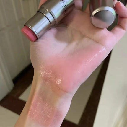 KAXIER High Gloss Stick Highlight Blush Water Light Shimmer Waterproof Sweatproof Face Contour Illuminator Brighten Rouge
