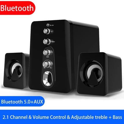 Computer Speakers Home Theater System PC Bass Subwoofer Bluetooth Speaker Music 4D Surround Soundbar For Boombox Desktop Laptop