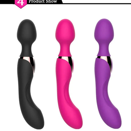 2025 power 10 speed Big Vibration for Women Dual Heads Vibration AV Wand Body Massager Sex Toy For Woman Female Sex Products