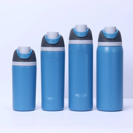 Portable Double-Sided Sport Water Fruit Cup Large Capacity Vacuum Insulated Stainless Steel 304 Two-Way Drinking Insulation Cup