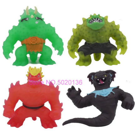 Goo Colorful Hero Jit Zu Hulk Squeeze Toys Galaxy Cool Squishy LOLS Doll Slow Rising Stress Relief Toys For Baby Kids Xmas Gift